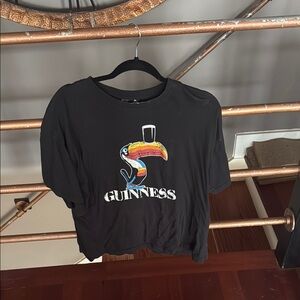 Guinness Black T-Shirt with Toucan Graphic